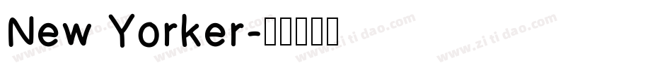 New Yorker字体转换